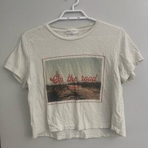 Denim Forum Cropped Tee